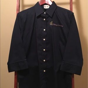 Women's Walt Disney Destinations button front top